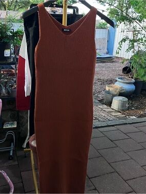 Beautiful pumpkin color dresss